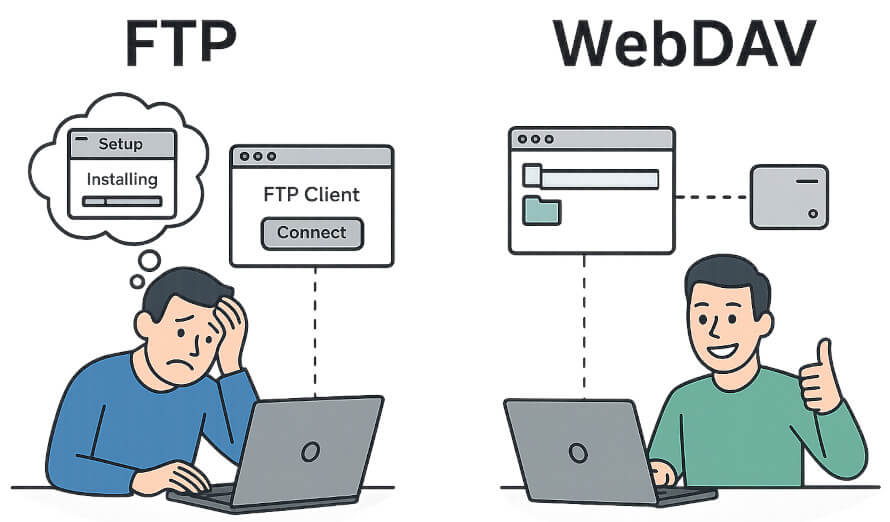 FTP vs. WebDAV