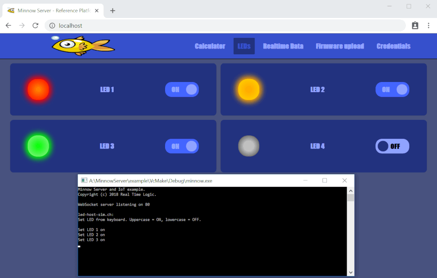 Minnow Server Example