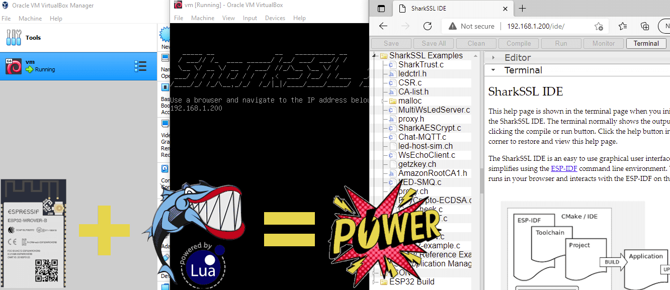 SharkSSL ESP32 IDE